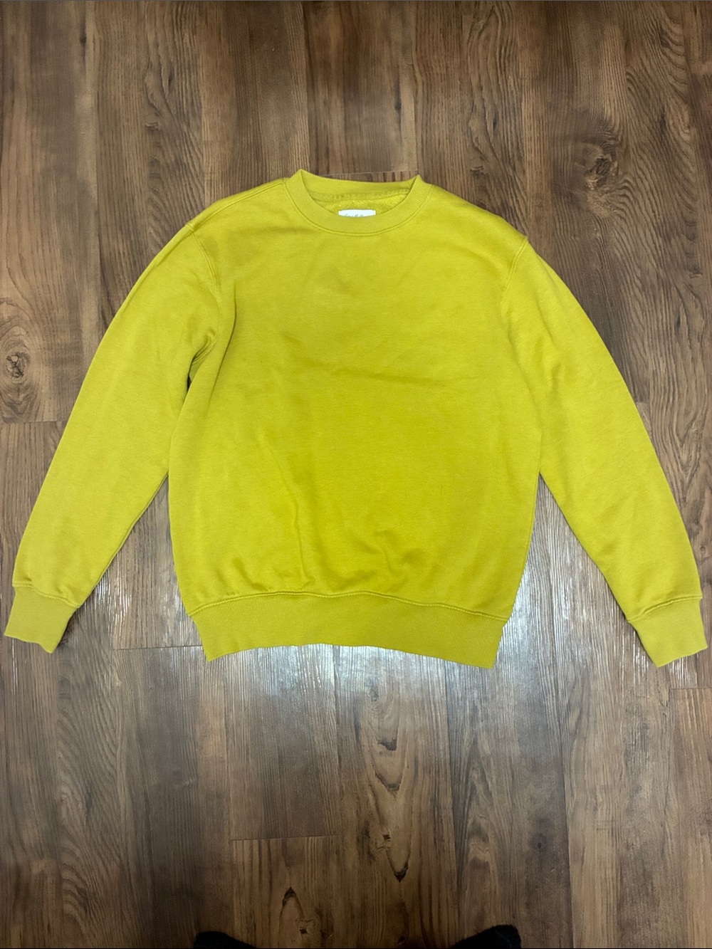 Goodfellow & Co Men's Crewneck Sweater in Chartreuse